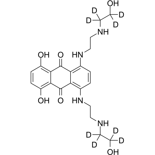 Mitoxantrone-d8 (Mitozantrone-d8; NSC 301739-d8) 1189974-82-0